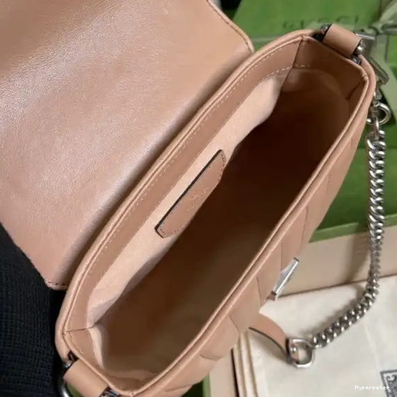 Hyper Peter GUCCI Bag Mini Marmont GG Top Handle 0602